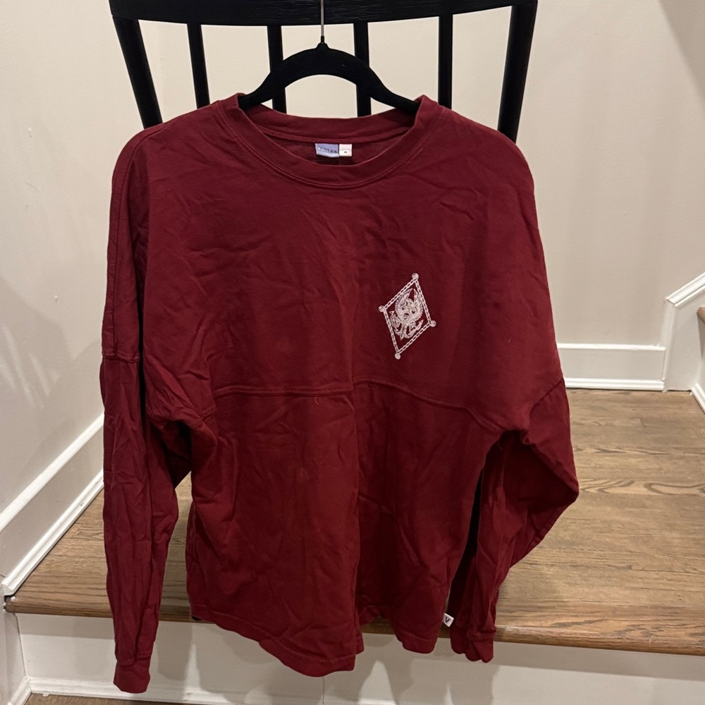 Women's Oversized Pi Beta Phi Long Burgundy Sleeve